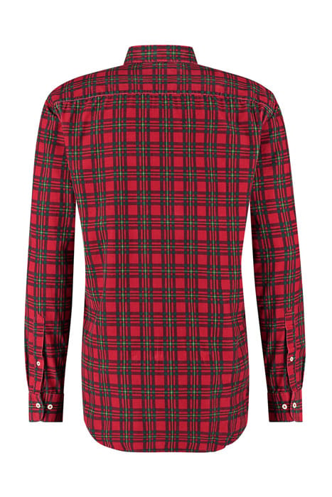 MCG RF TARTAN CORD SHIRT RED APPLE 2