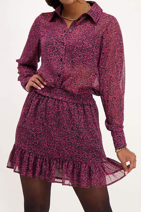 ZWART ROKJE MET GALAXY PRINT BLACK BLACK 1