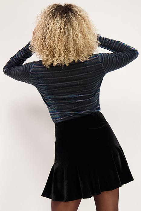 BLAUWE COLTRUI MET STREPEN BLUE BLUE 5