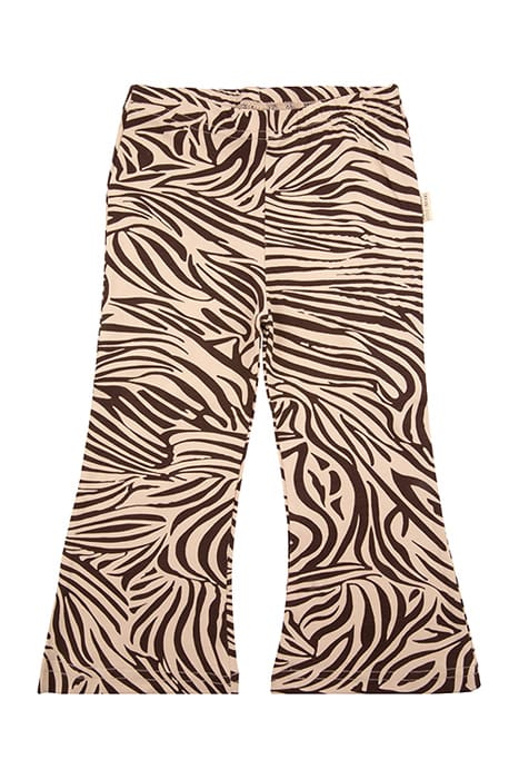 FLARED PANTS ZEBRA BROWN/ECRU 1