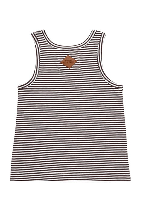 TANKTOP ROOMSERVICE BROWN/WHITE 2