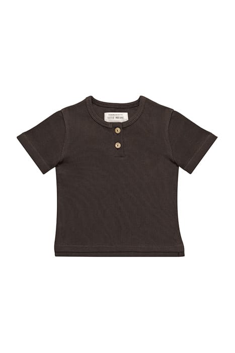 SHIRT RIB BROWN 1
