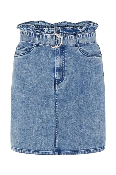 PCEDANA HW DNM SKIRT BC MEDIUM BLUE DENIM 1