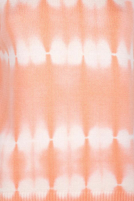 GARDEN TIE DYE KNIT TOP ORANGE MLT 3
