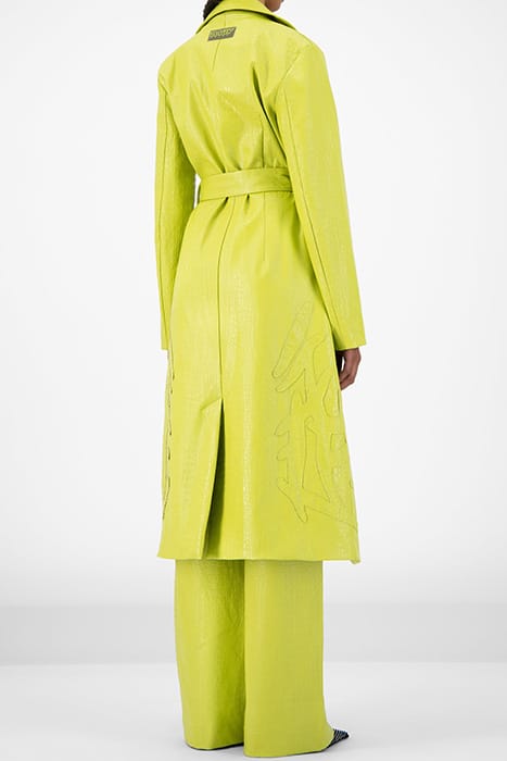 GREEN CROCO JEDOUN COAT 4