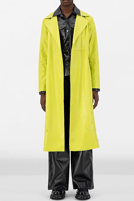 GREEN CROCO JEDOUN COAT 5