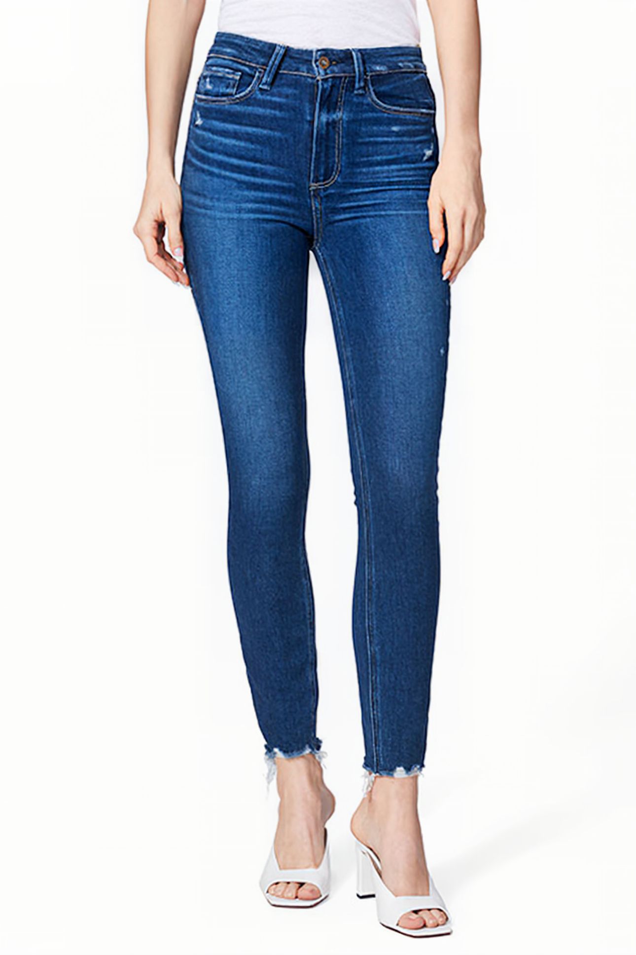 MARGOT ANKLE ACOUSTIC DISTRESSED TUNED HEM 1