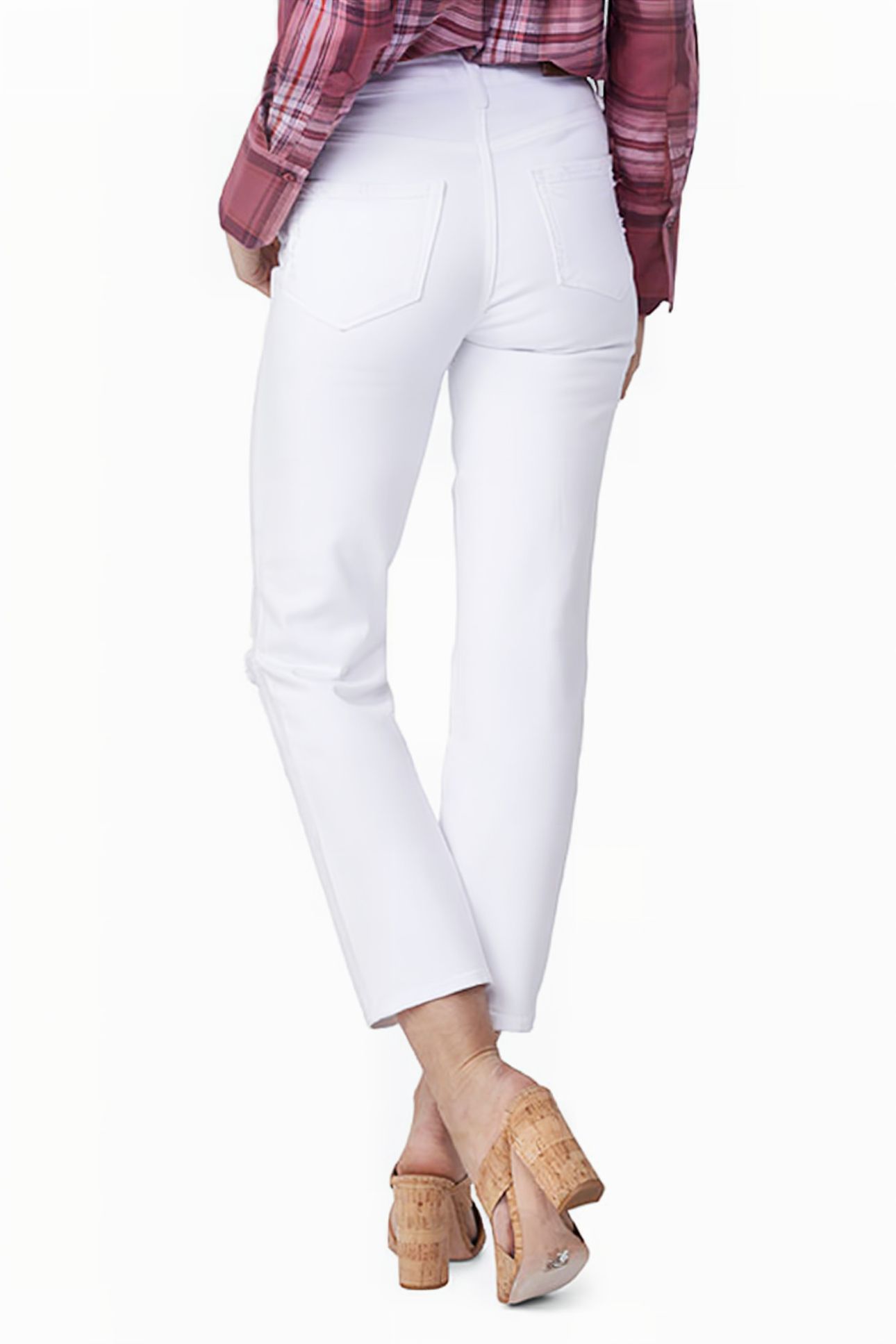 SARAH STRAIGHT ANKLE WHITE HOT DESTRUCTED 2