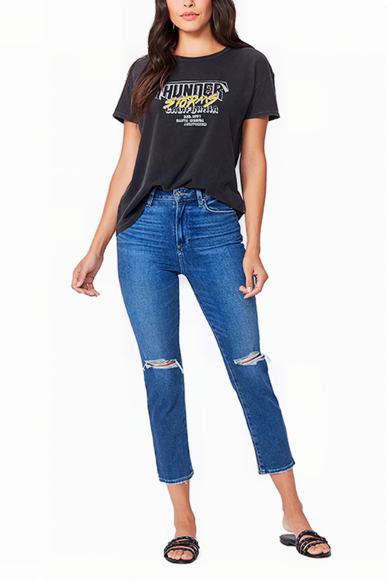 SARAH SLIM CROP STARGAZE DISTRESSED 4
