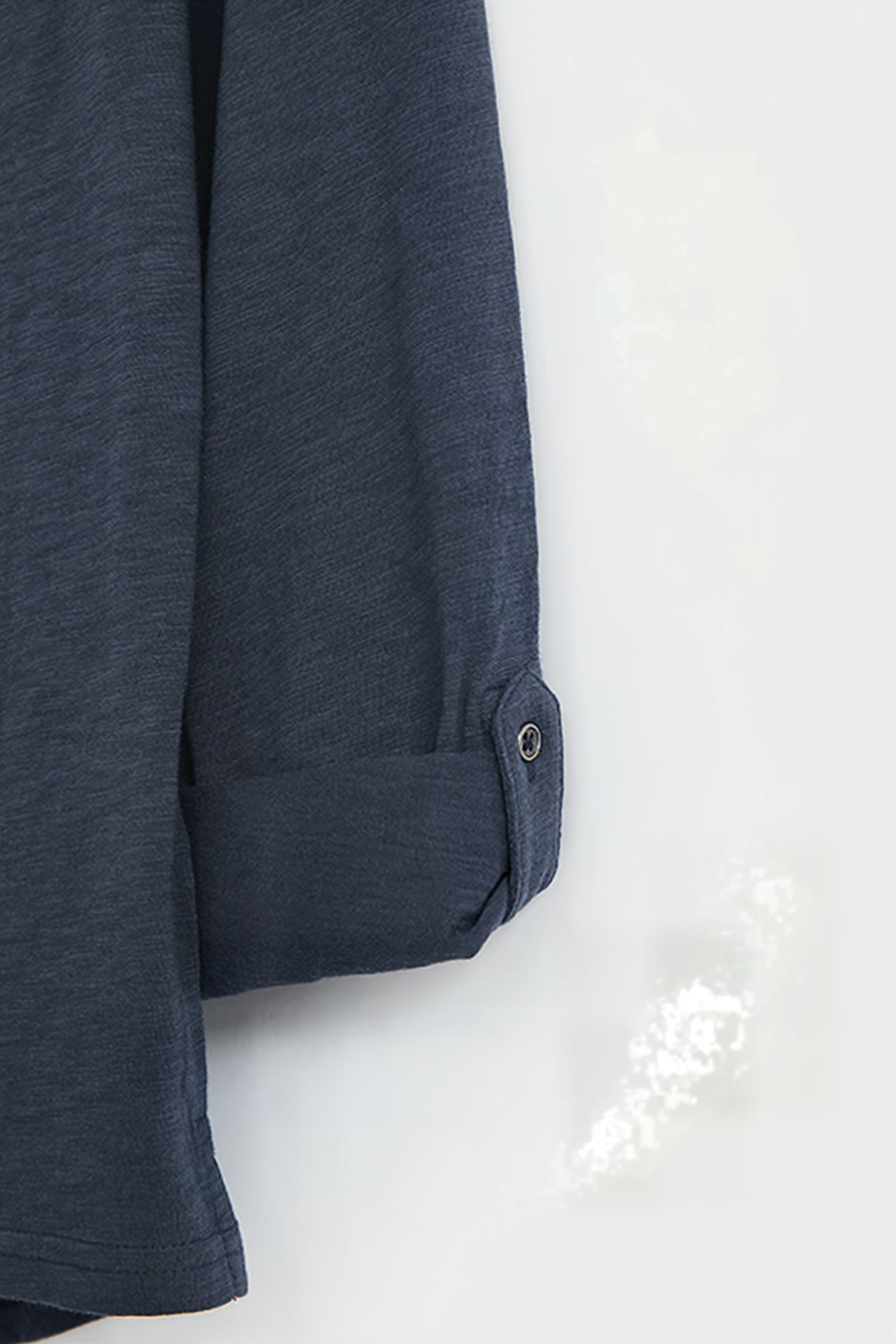 ANNIE PRINTED JERSEY SHIRT FRENCH NAVY 5
