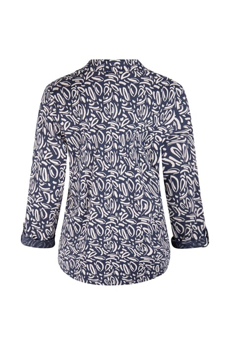 ANNIE JERSEY SHIRT NAVY PRINTED 2