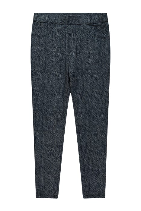 JODIE PRINTED PONTE JEGGING BLACK MULTI 1