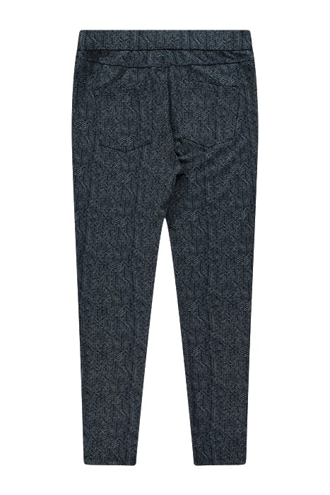 JODIE PRINTED PONTE JEGGING BLACK MULTI 2