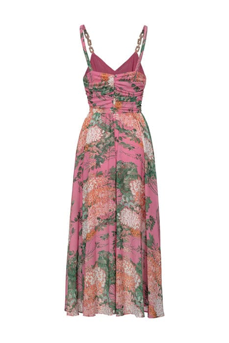 BRUCE ABITO GEORGETTE STAMPA W MULT. PINK/GREEN 2