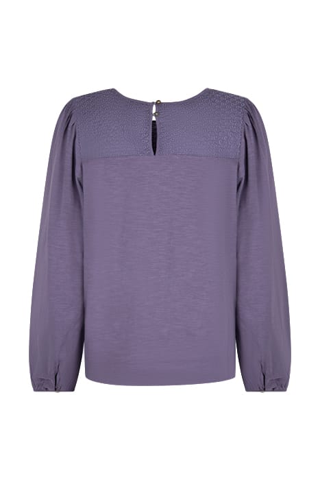 NIGELLA JERSEY TOP DARK PURPLE 2
