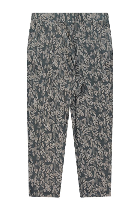 MAISON JERSEY PRINTED TROUSER GREY PRINT 2