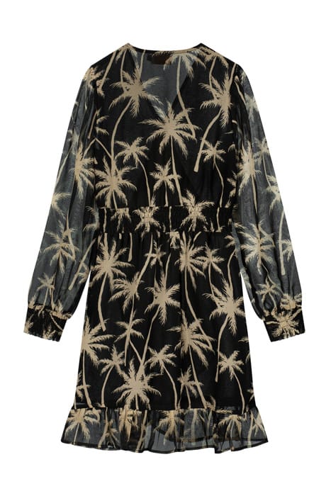 GIRLS SANTIAGO DRESS VACATION PALM BLACK 2