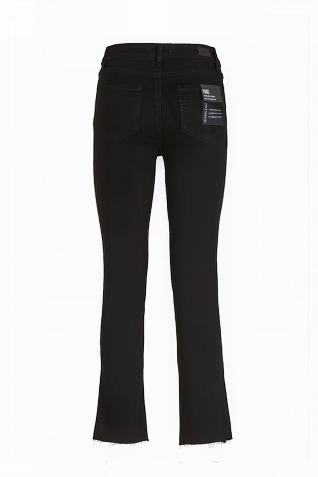 JACQUELINE STRAIGHT RAW HEM BLACK SHADOW 2