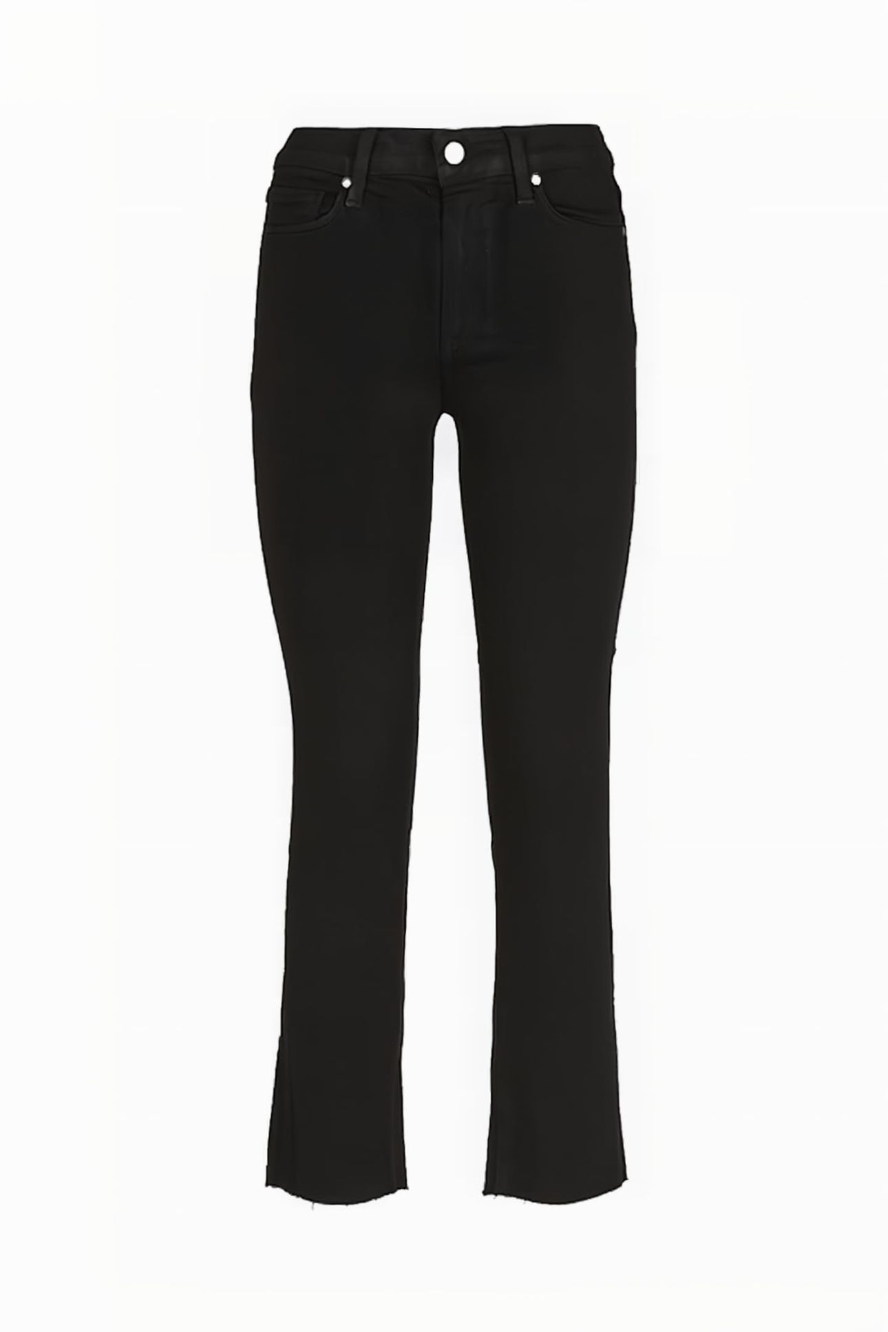 JACQUELINE STRAIGHT RAW HEM BLACK SHADOW 1