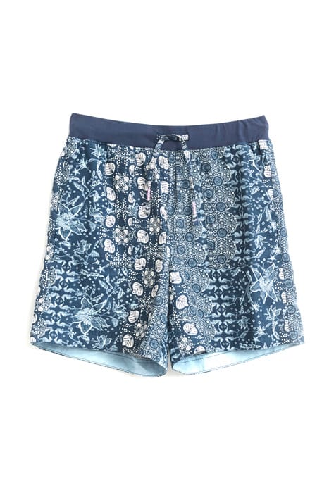EFFIE LINEN SHORTS BLUE 1
