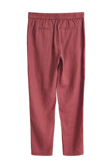 MADDIE LINEN TROUSER MID PLUM 6