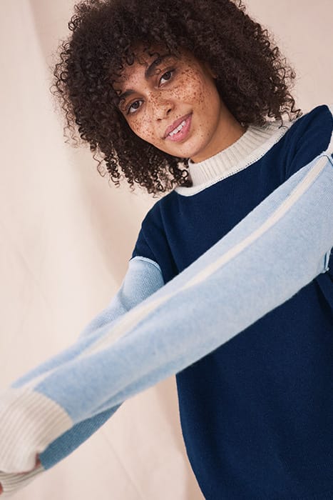 BERNIE HIGH NECK JUMPER NAVY 4