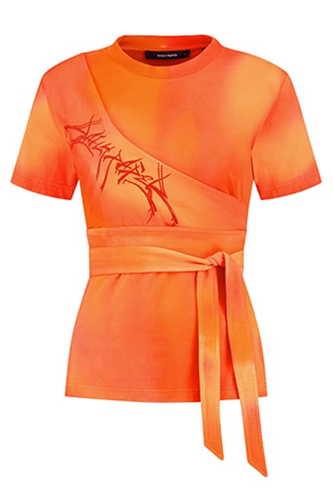 WASHED ORANGE LEXANNE T-SHIRT 2