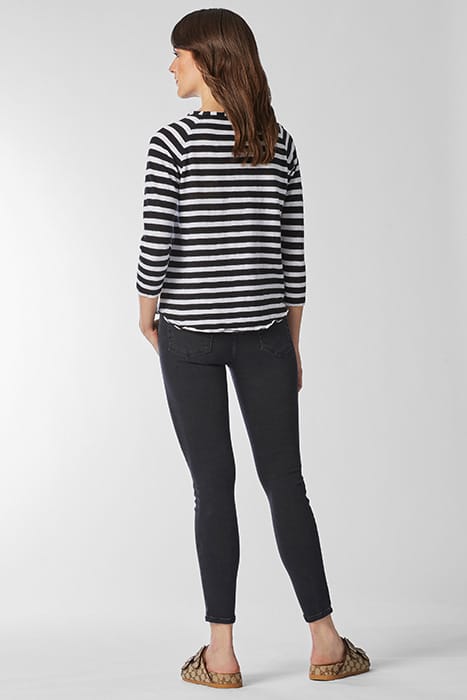 ORGANIC HEAVY JERSEY LONGSLEEVE STRIPED BLACK 2
