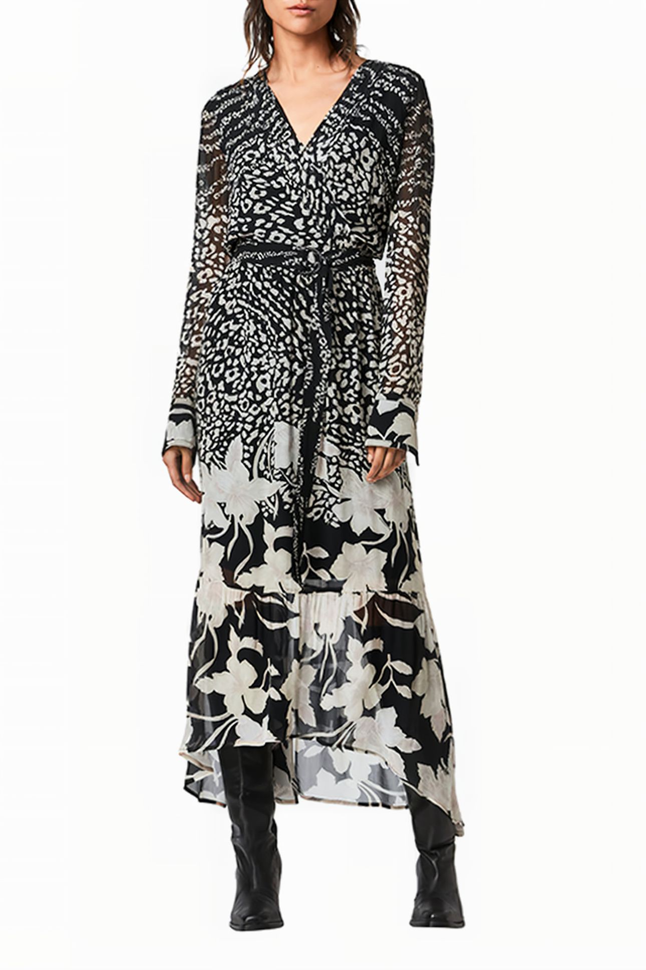FLORENCE TEMPO DRESS BLACK 2