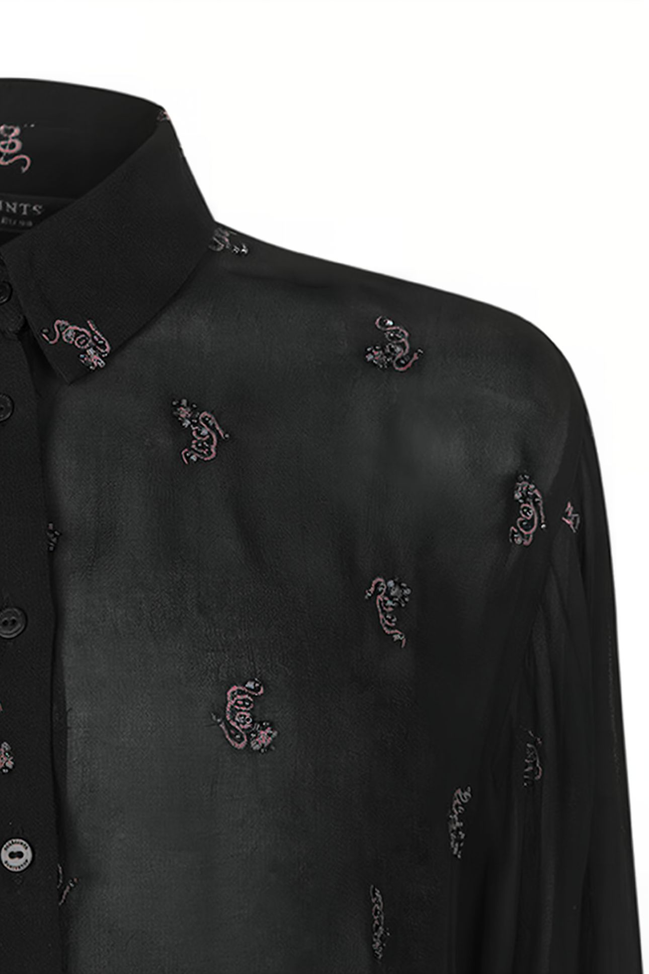 MARIANNA SNAKE SHIRT BLACK 5