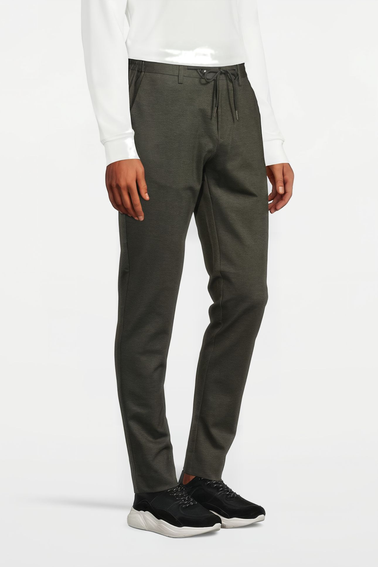 TAPERED JOGGER MINI PATTERN SWEAT DARK ARMY 3