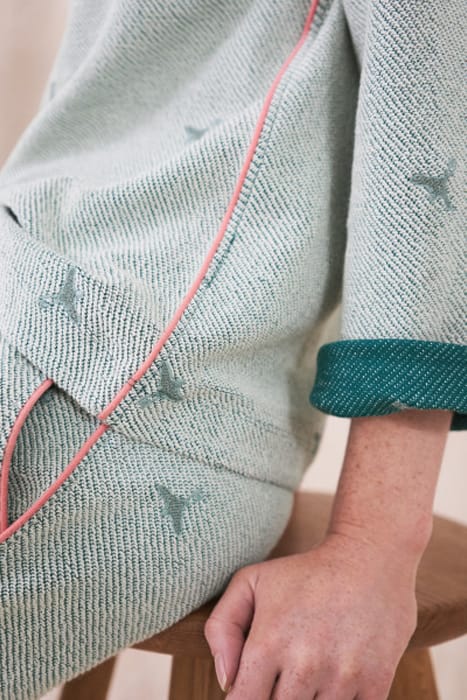 ORLA EMBROIDERED SWEAT GREEN 2