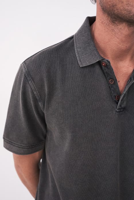UTILITY POLO WASHED BLACK 2