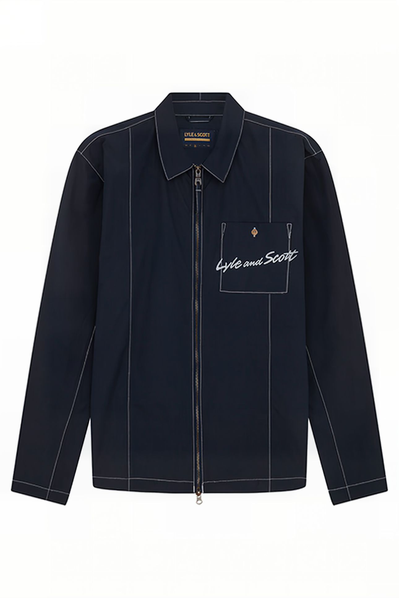 PANELLED OVERSHIRT DARK NAVY 4