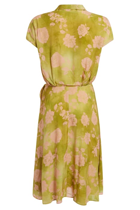 MARCIANO BY GUESS SIERRA SOLID DRESS ROSE ROMANCE GREEN 7