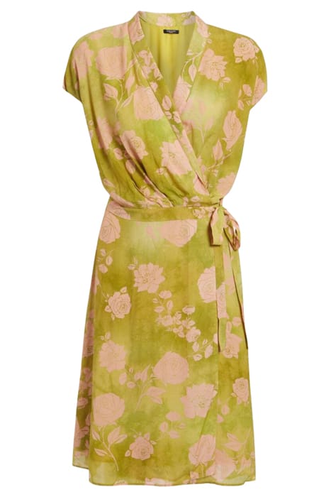 MARCIANO BY GUESS SIERRA SOLID DRESS ROSE ROMANCE GREEN 6