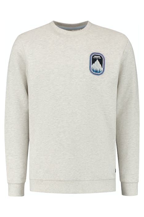 MEN VERBIER SWEATER LIGHT GREY MELANGE 1
