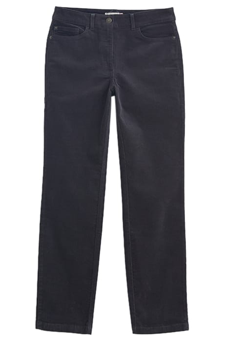 BROOKE STRAIGHT CORD TROUSER DARK GREY 1