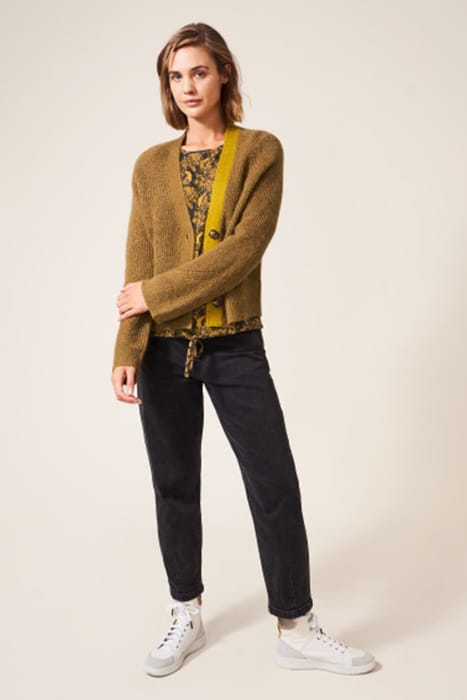 COPENHAGEN TIE HEM TOP GREEN 2