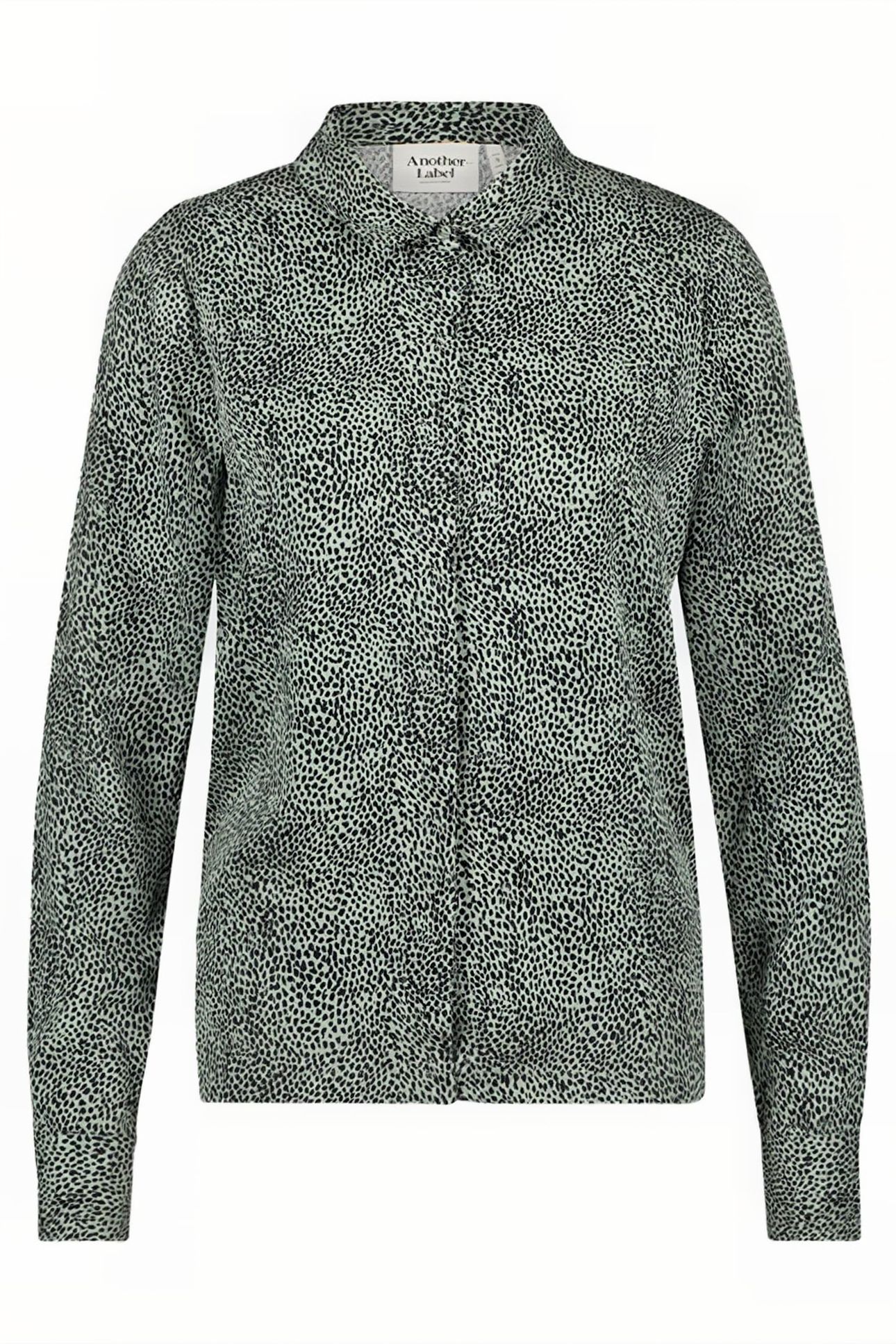 LENA SHIRT L/S GREY GREEN ANIMAL 1