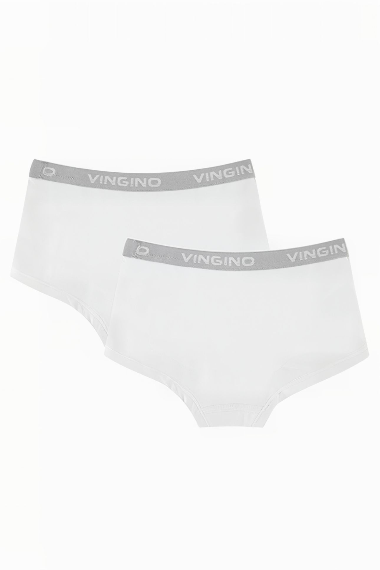 UNDER PANTS GIRLS 2-PACK REAL WHITE 2