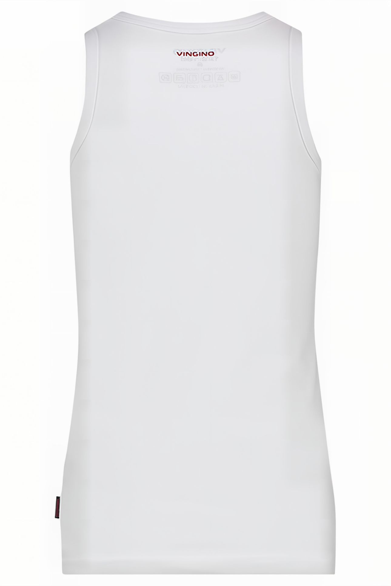 SINGLET BOYS REAL WHITE 2