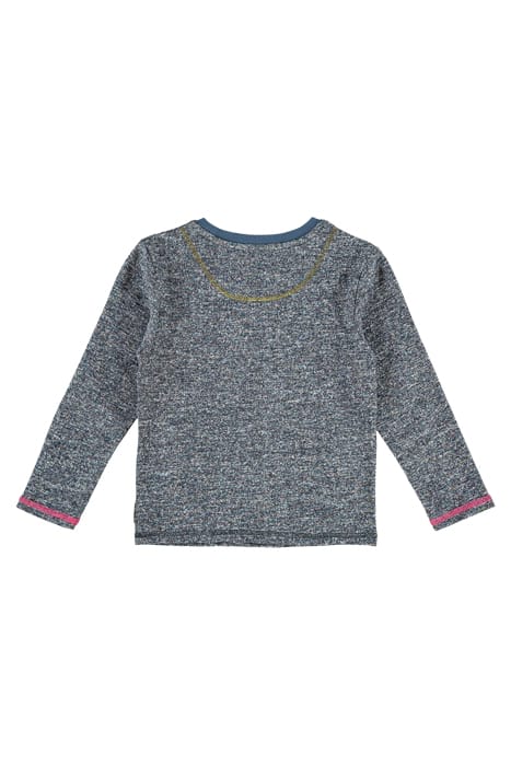 CROSS STITCH LIGHTNING SWEAT WASHED BLUE PRINT 2