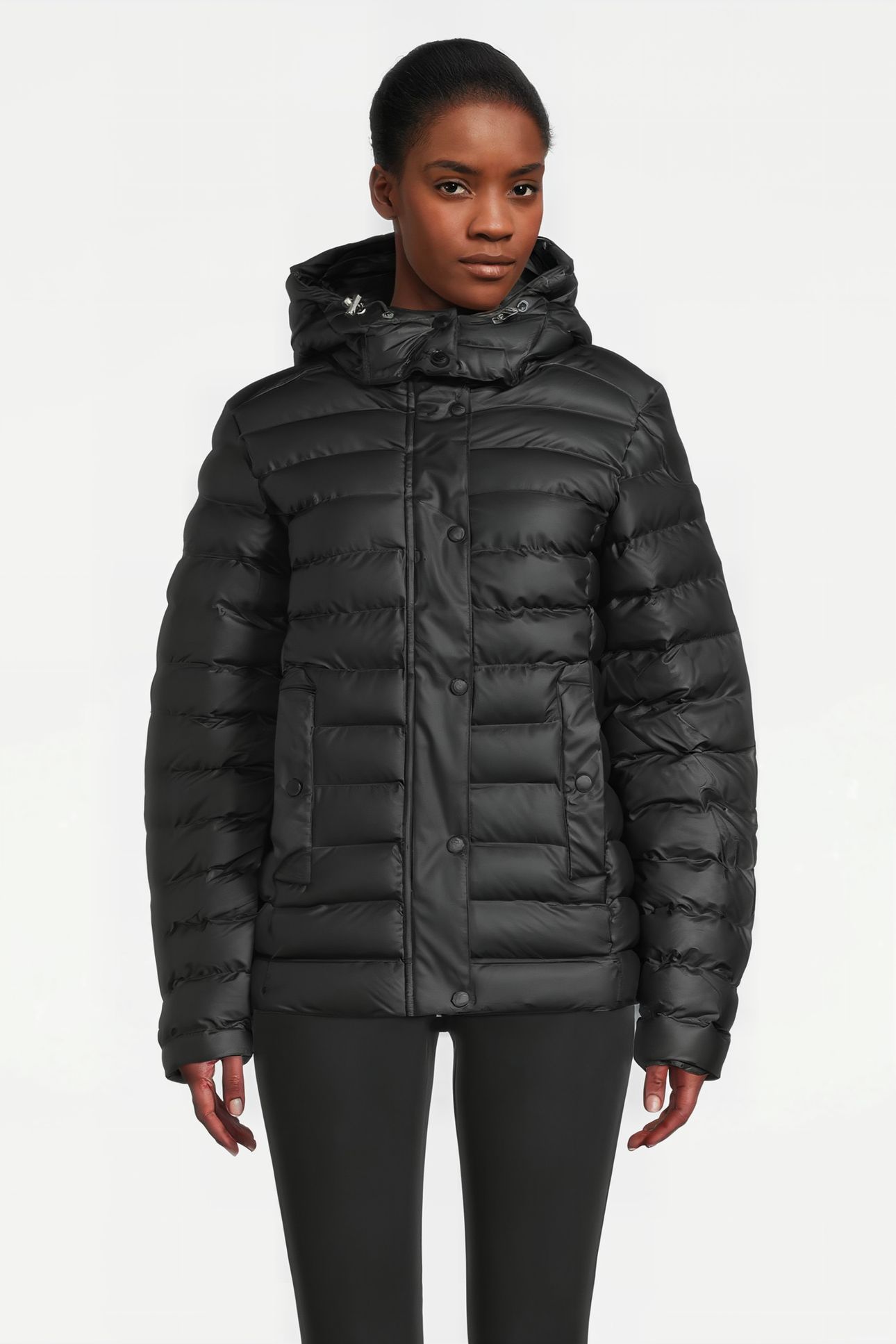 10 RAINP01 PADDED RAIN JACKET BLACK 2