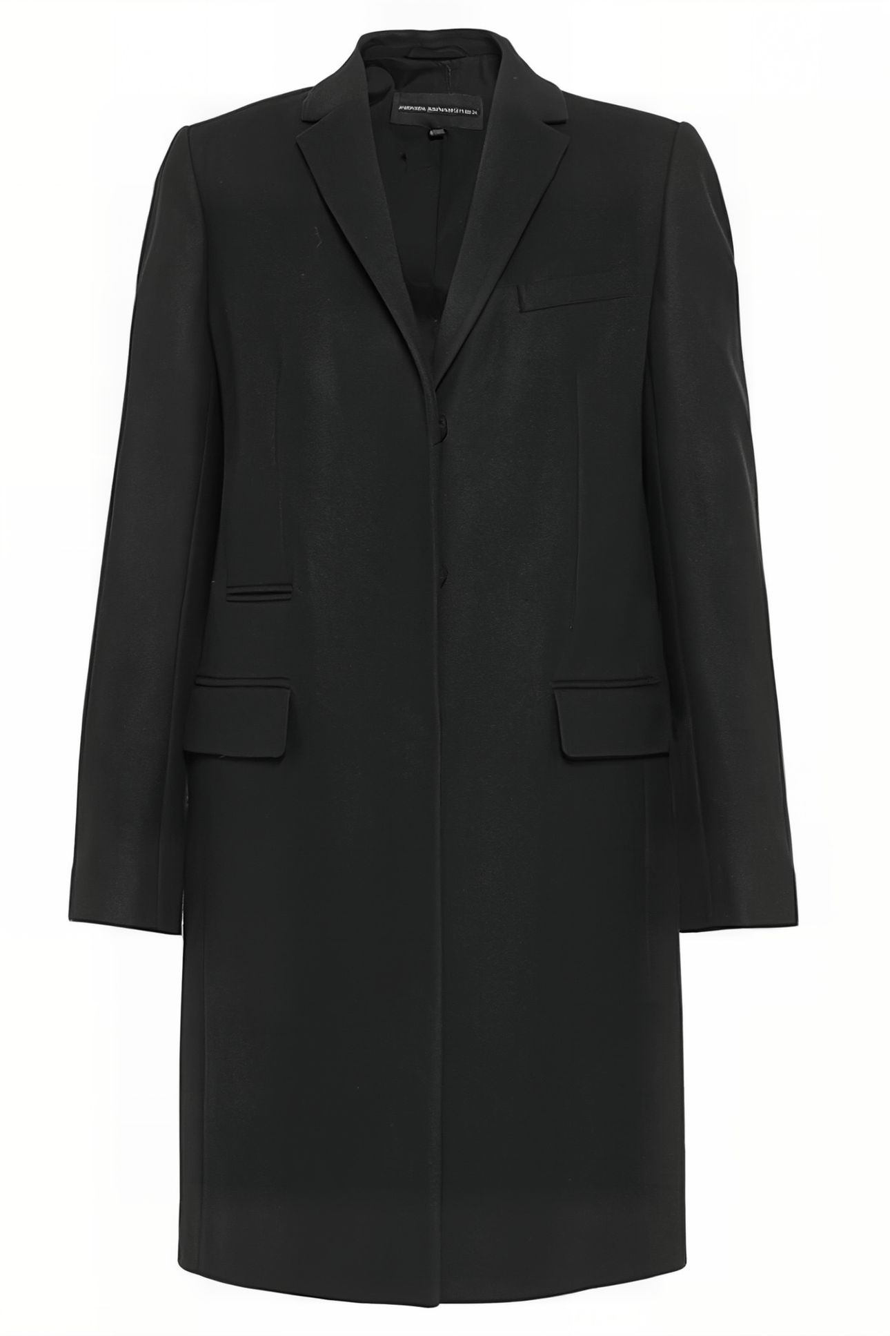 FT PLATFM FELT SMART COAT BLACK 1