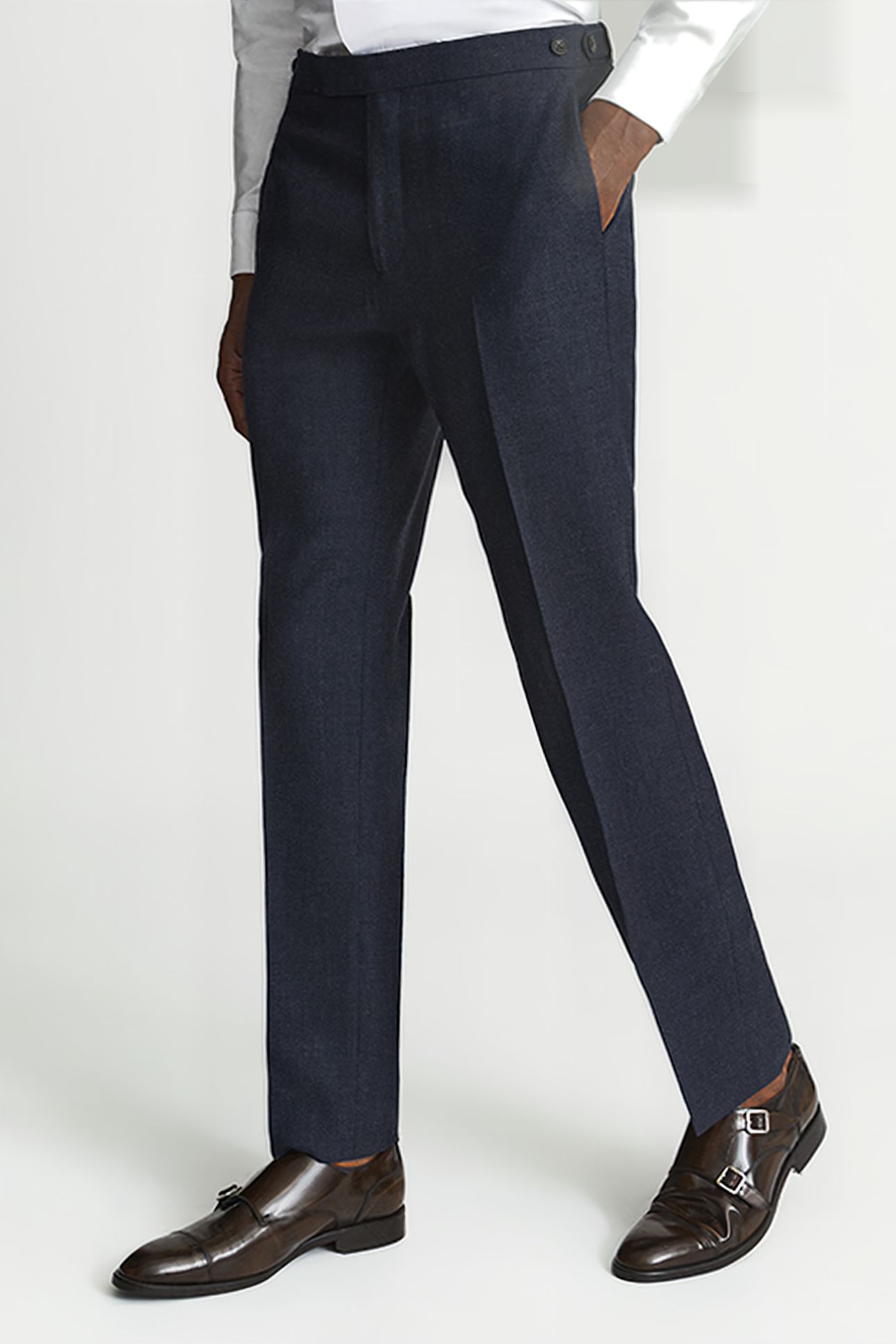 HITCH NAVY SUIT PANTS — SLIM FIT 2