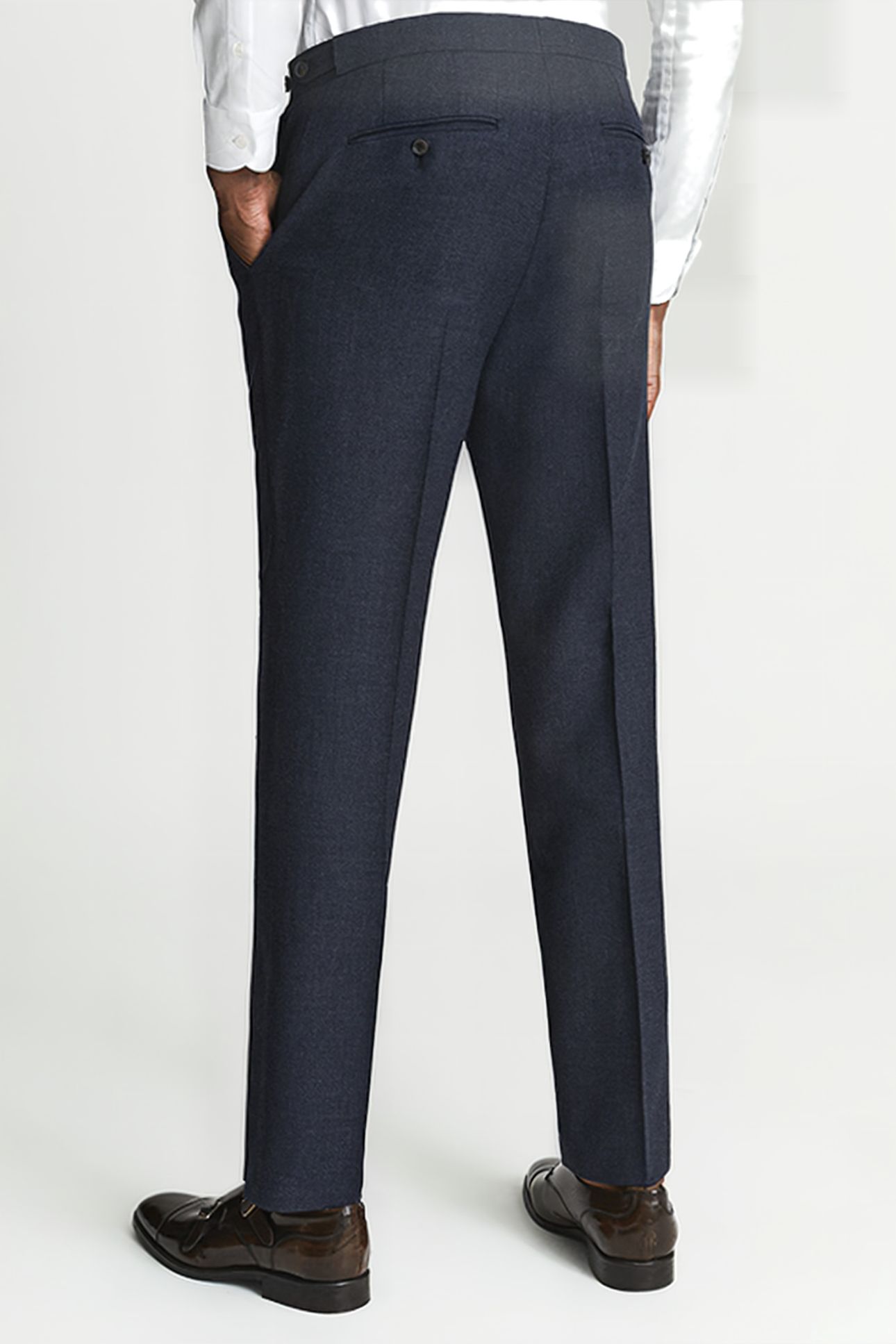 HITCH NAVY SUIT PANTS — SLIM FIT 3