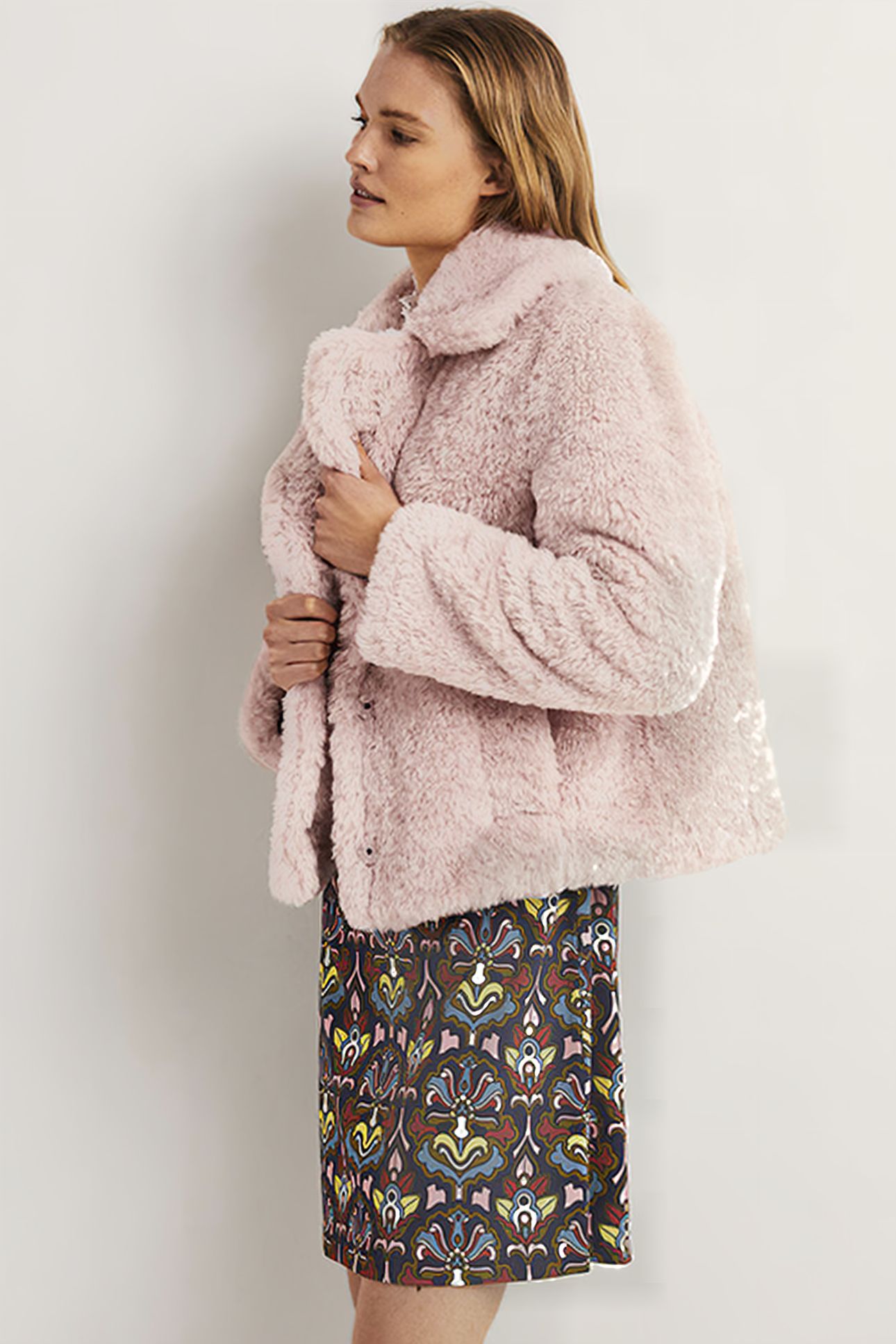 FAUX FUR JACKET PNK 3