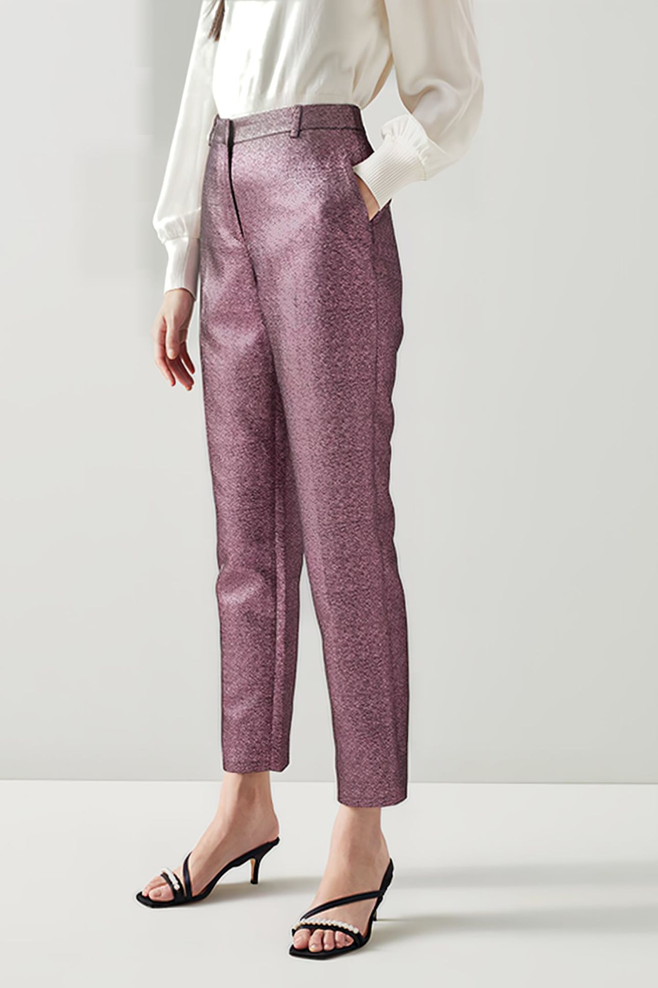 ISSY STRAIGHT JEANS PINK 1