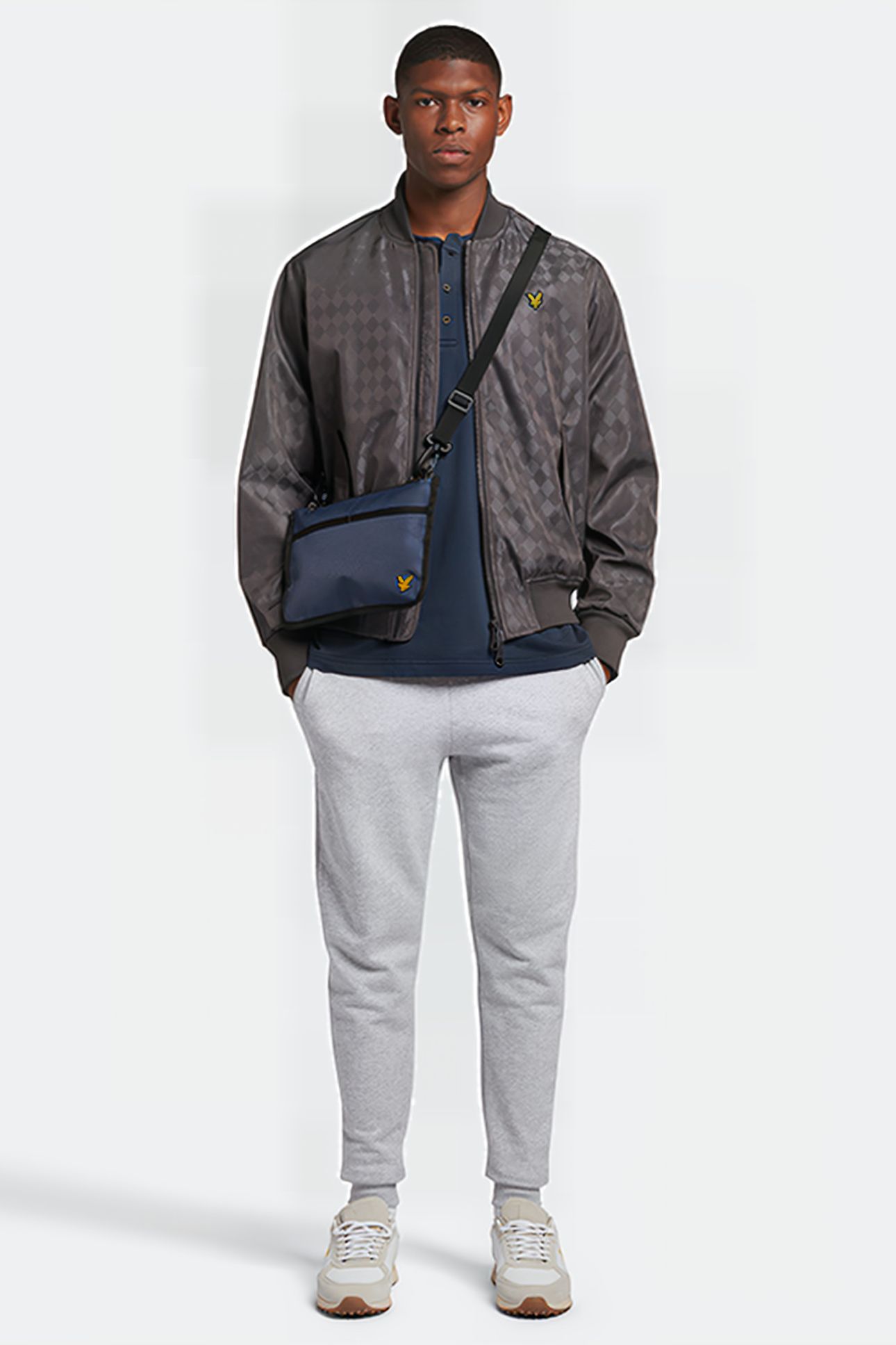 BALLOON SLEEVE SATEEN BOMBER GUNMETAL 3